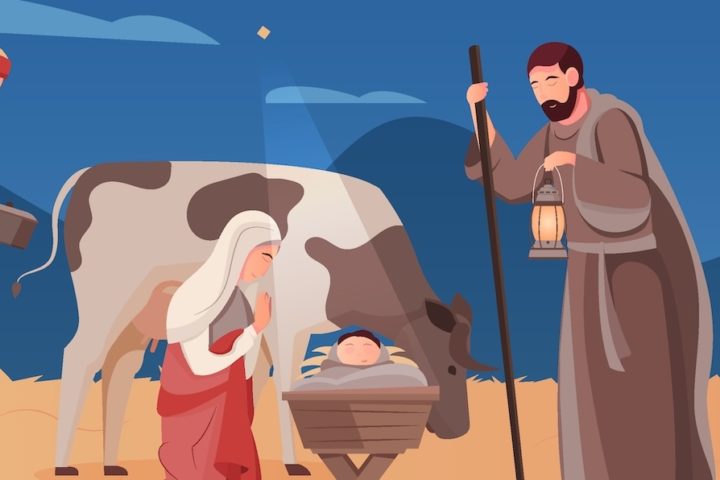 Jesus Birth Illustration